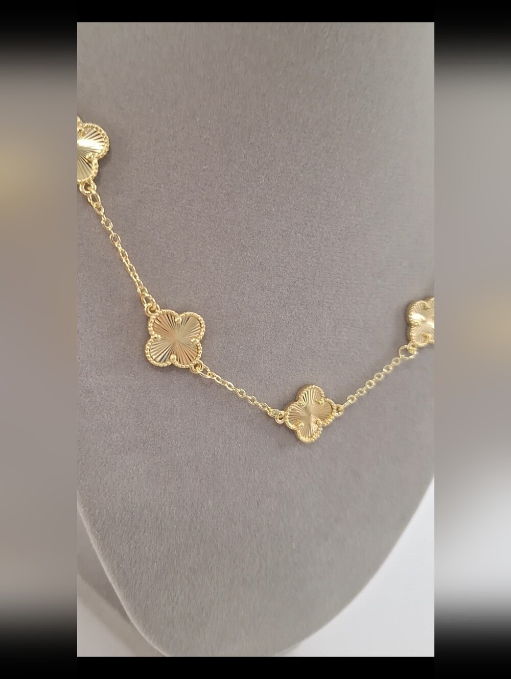 2026 Design Gold Filled Multi Clovers necklace - Picture 9 of 10